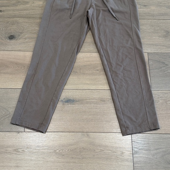 ATHELTA Brown Clay‎ Retroterry Tapered Pant Active Lounge Soft Cotton Terry Sz S - Picture 5 of 12